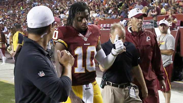 Gruden, Redskins coaching staff to blame for injury to Robert Griffin III Gruden, Redskins coaching staff to blame for injury to Robert Griffin III