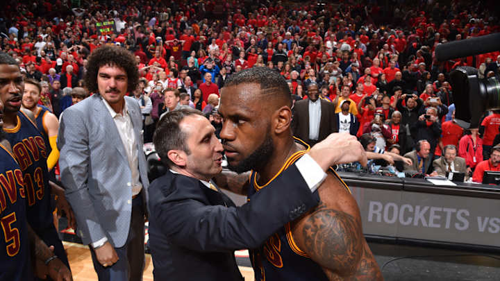 LeBron James overruled David Blatt's play call before hitting buzzer beater