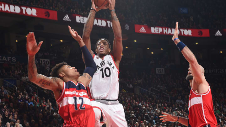 DeRozan scores 34 as Raptors edge Wizards 94-91