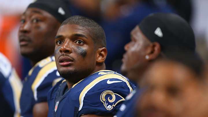 Michael Sam ran 4.99 40-yard dash at veterans combine