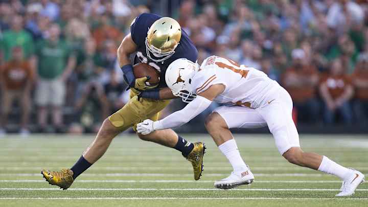 Notre Dame TE Durham Smythe (knee, shoulder) out for season