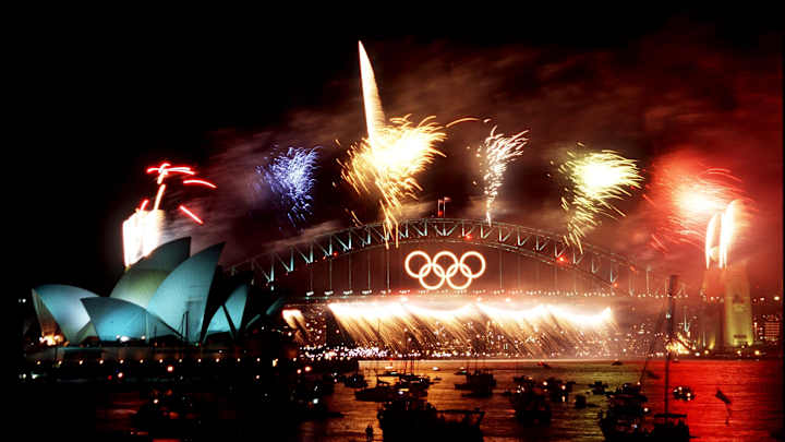 You can buy the Olympic rings from Sydney's Harbour Bridge