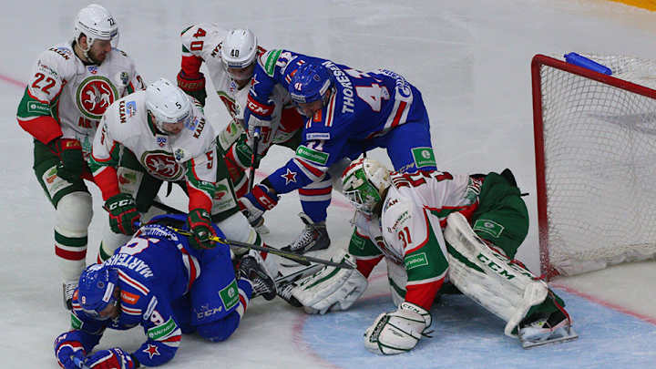 A Russian hockey team acquired 24 players in a single trade