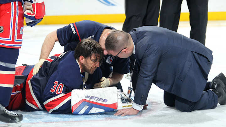 Rangers G Henrik Lundqvist (neck) out vs. Bruins