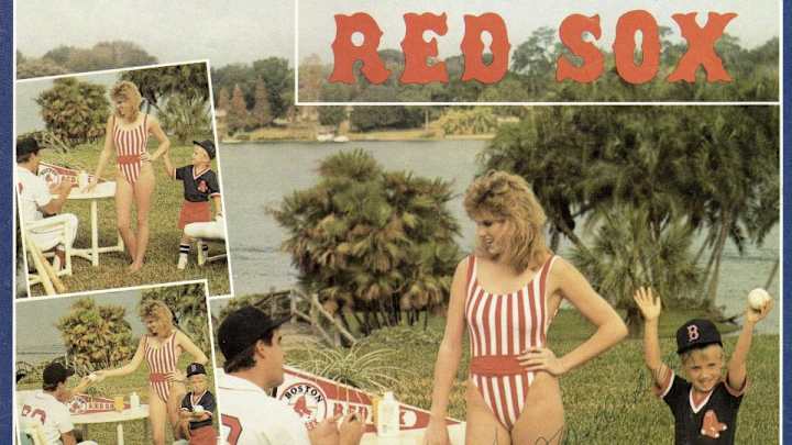 Red Sox 1988 spring training program has a very odd cover Red Sox 1988 spring training program has a very odd cover
