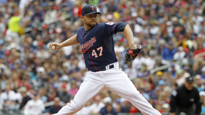 Twins' Nolasco leaves in 2nd inning with ankle injury