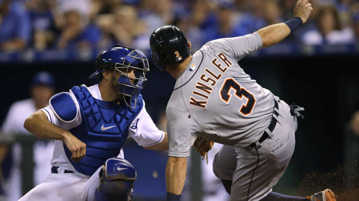 Kinsler's double keys Tigers' rally in 7-4 win over Royals
