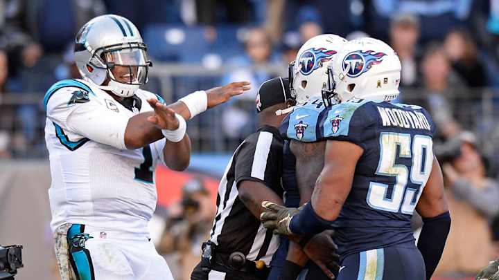 Cam Newton dances in the face of Titans in end zone, regrets nothing