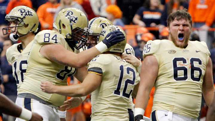 No. 25 Pitt holds off Syracuse 23-20 with FG on final play