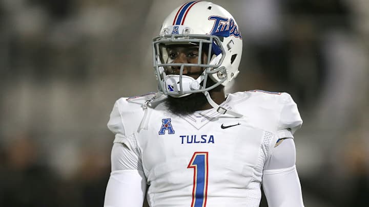 Watch: Tulsa connects on Hail Mary to end first half vs. Memphis Watch: Tulsa connects on Hail Mary to end first half vs. Memphis