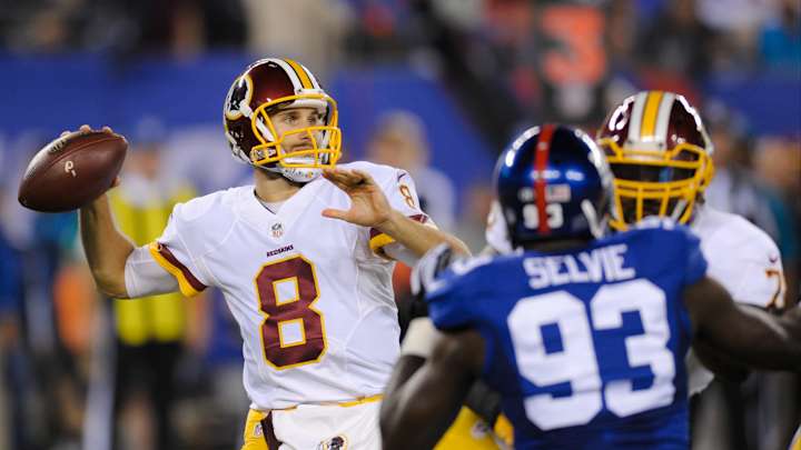 Despite picks, 'pitfalls,' Gruden backs Cousins as Skins QB