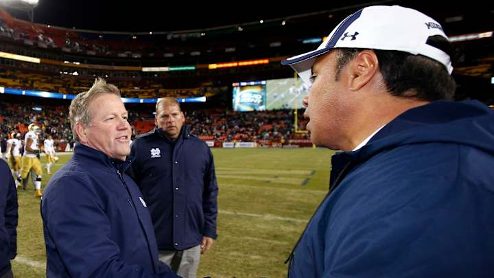 Navy to play Notre Dame in San Diego in 2018