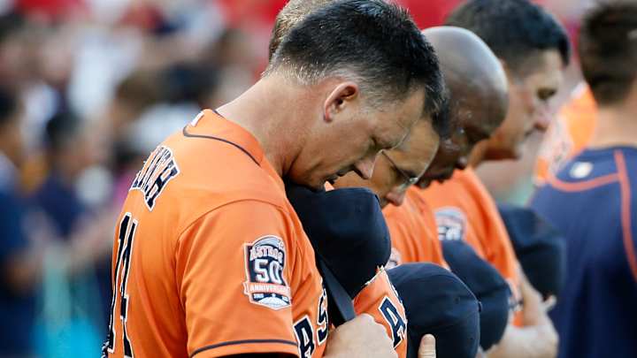 Rangers complete 4-game sweep of Astros for 1st in AL West