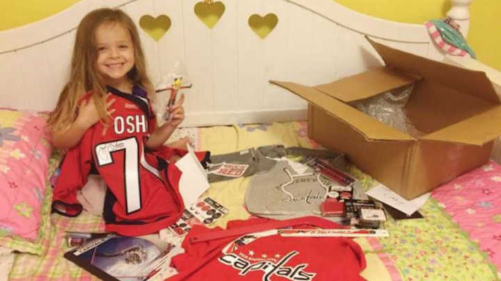 T.J. Oshie sends Capitals care package to fan who cried after trade