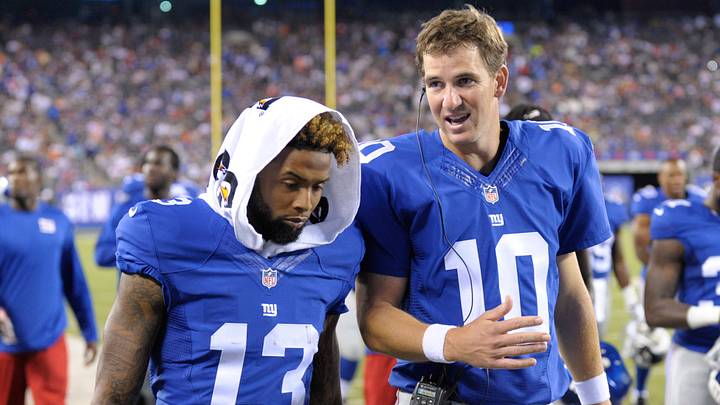 Odell Beckham, Eli Manning build chemistry in Dunkin Donuts ad