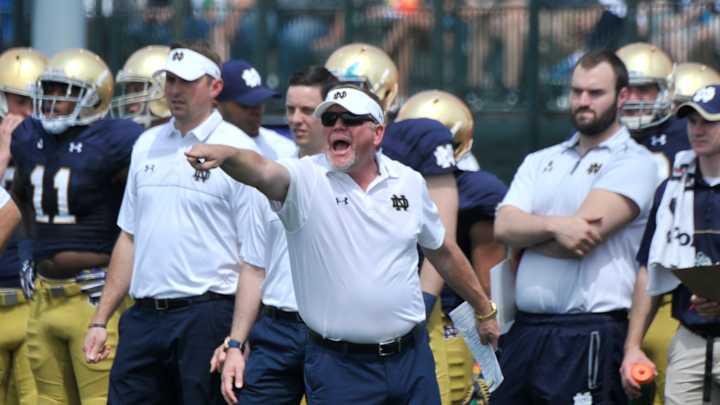 Kelly joins elite group entering 6th season at Notre Dame