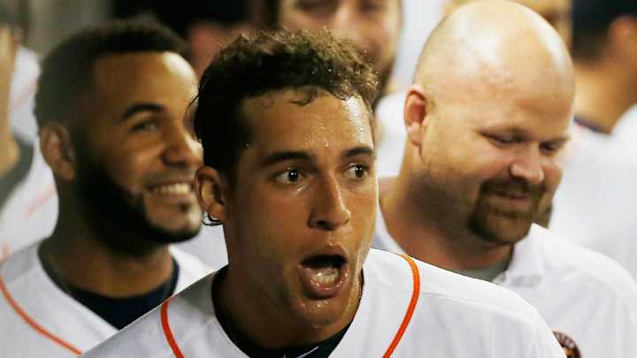 George Springer turned the Astros' clubhouse into a nightclub George Springer turned the Astros' clubhouse into a nightclub