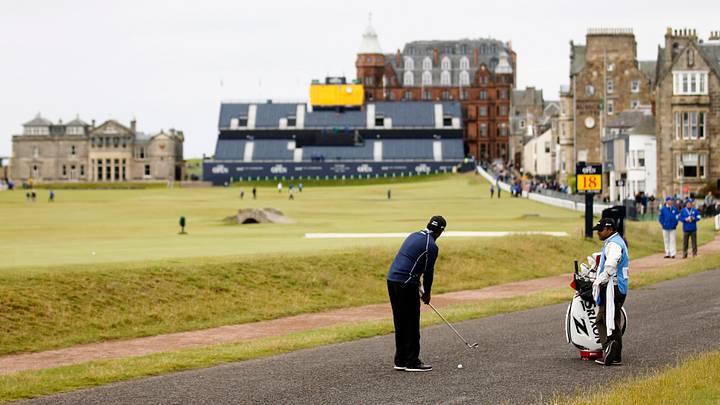 Spieth arrives at St. Andrews, resuming Grand Slam quest