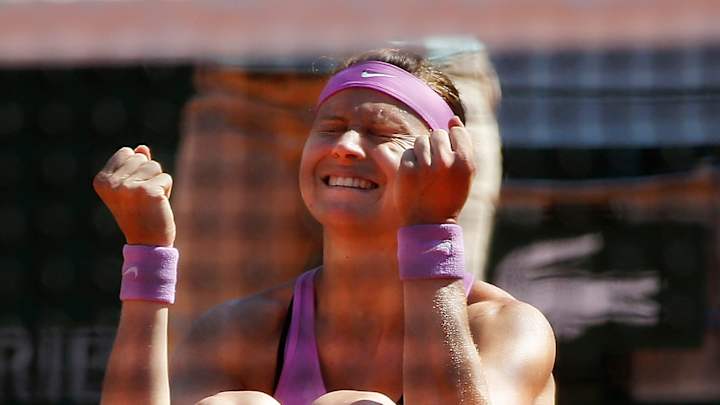 Safarova advances to 1st Grand Slam final at French Open