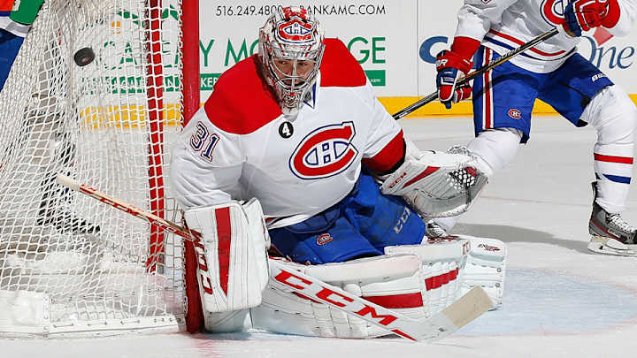 Canadiens' Carey Price takes selfie with fan during stoppage in play Canadiens' Carey Price takes selfie with fan during stoppage in play