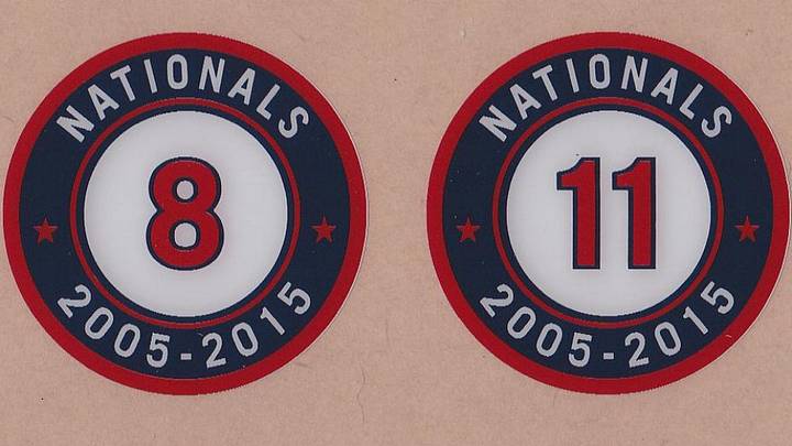 Nationals celebrate tenth anniversary with custom bat knobs Nationals celebrate tenth anniversary with custom bat knobs