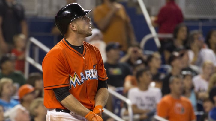 Fernandez homers in comeback to help Miami beat Giants, 5-4