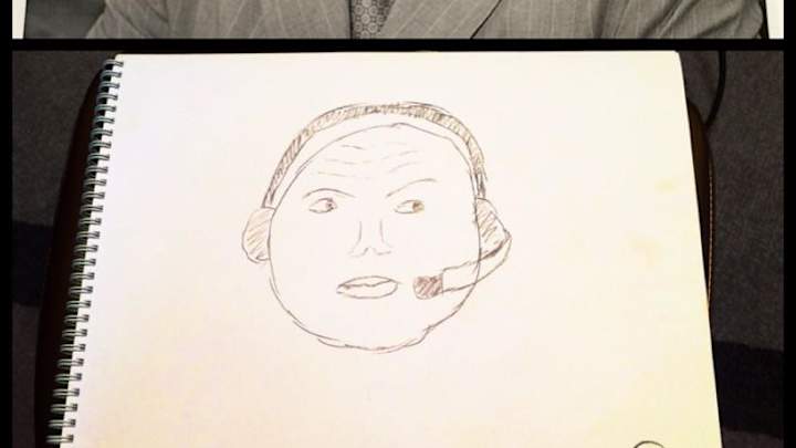 Pelicans F Anthony Davis drew a sketch of Charles Barkley