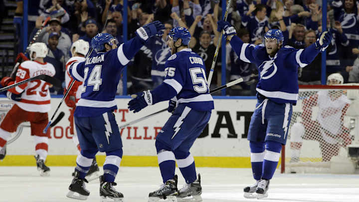 Lightning blank Red Wings 2-0 in Game 7
