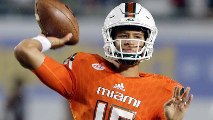 Knighton makes debut, Miami rolls past Bethune 45-0