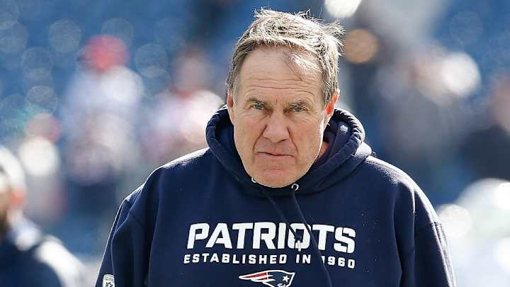 Couple uses hilarious Bill Belichick photo as wedding save the date Couple uses hilarious Bill Belichick photo as wedding save the date