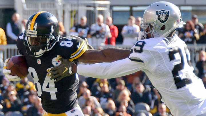 Steelers WR Antonio Brown totals 306 yards in win over Raiders