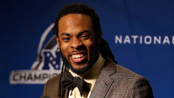 Richard Sherman shows off acting chops in Jurassic World trailer spoof Richard Sherman shows off acting chops in Jurassic World trailer spoof