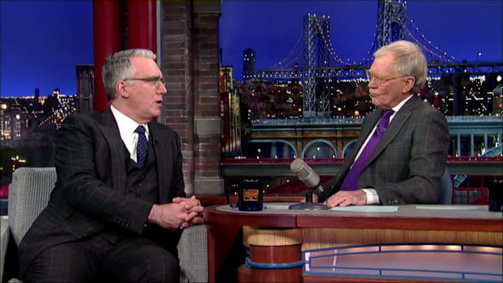 Keith Olbermann talks Twitter, suspension with David Letterman Keith Olbermann talks Twitter, suspension with David Letterman