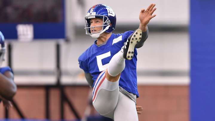 Giants release punter Steve Weatherford, trade for Brad Wing