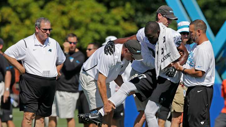 Panthers waive injured WR Stephen Hill after torn ACL