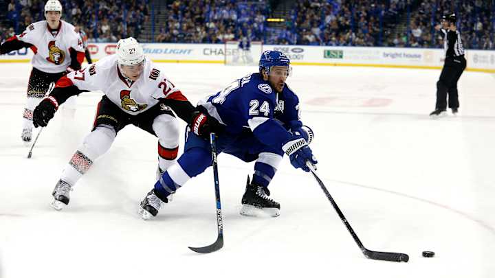 Angelidis gets rare goal, Lightning beat Senators 5-2