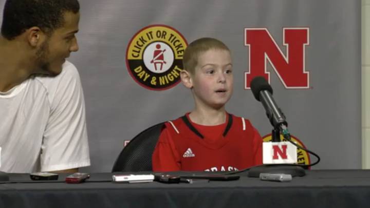 With cancer in remission, Avery Harriman gives Nebraska presser With cancer in remission, Avery Harriman gives Nebraska presser