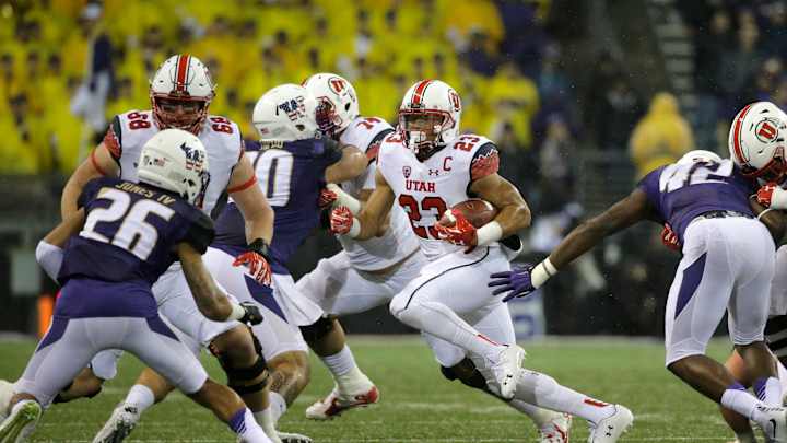 No. 13 Utah leans on defense for 34-23 win over Washington No. 13 Utah leans on defense for 34-23 win over Washington