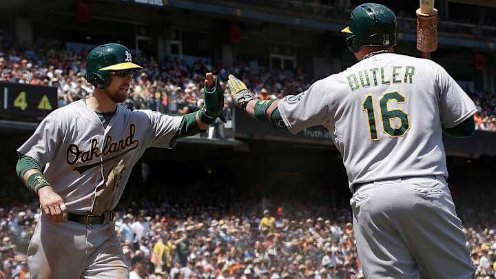 Hudson beats his former A's, now has W against all 30 teams