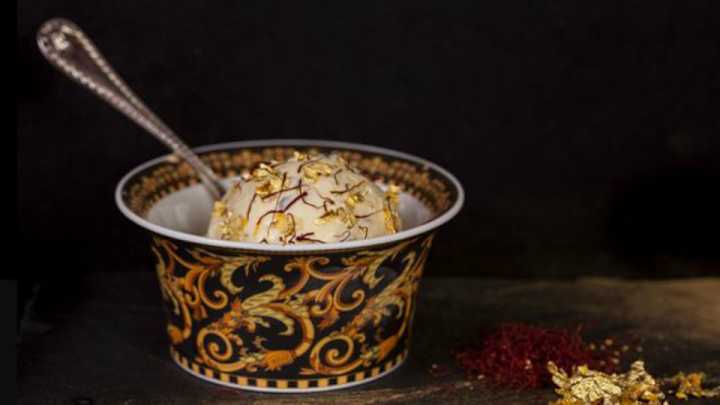 Who would like some $816 gold ice cream?