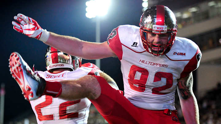 Brown's stop saves Western Kentucky's 14-12 win over Vandy