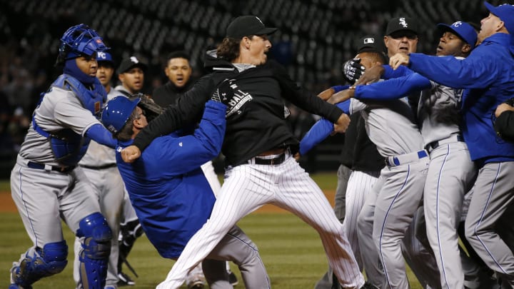 After brawl, Royals beat White Sox 3-2 in 13 innings