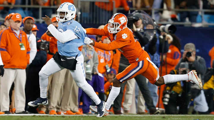 Clemson’s T.J. Green ejected for targeting on punt return vs. UNC