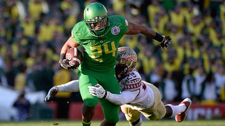 Oregon running back Thomas Tyner finding his stride at the perfect time Oregon running back Thomas Tyner finding his stride at the perfect time