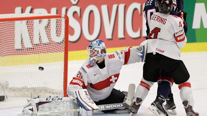 US beats Switzerland 3-1 to reach semis at ice hockey worlds