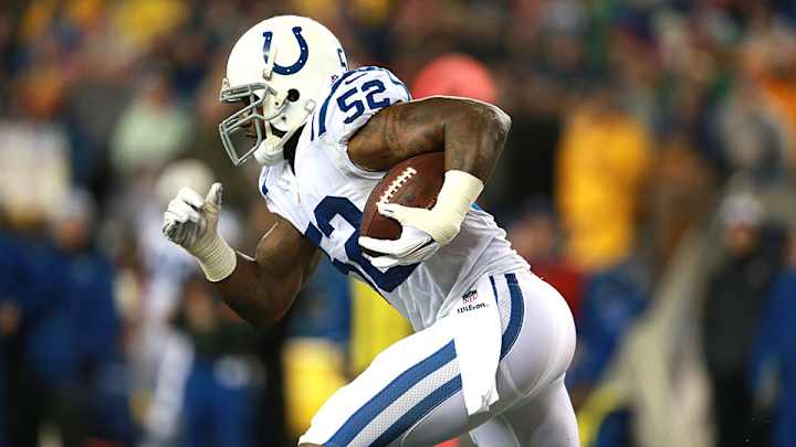 Colts' D'Qwell Jackson could not tell interception ball had less pressure Colts' D'Qwell Jackson could not tell interception ball had less pressure