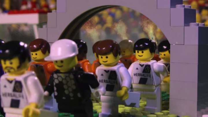 LA Galaxy's five MLS titles recreated in Lego form LA Galaxy's five MLS titles recreated in Lego form