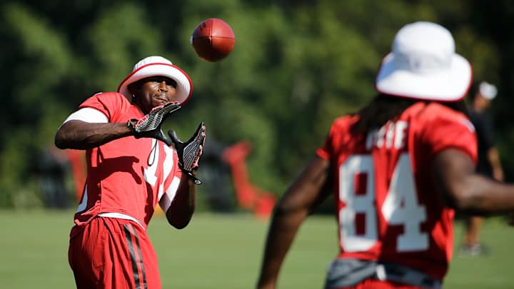 Falcons still looking for best 5 on offensive line