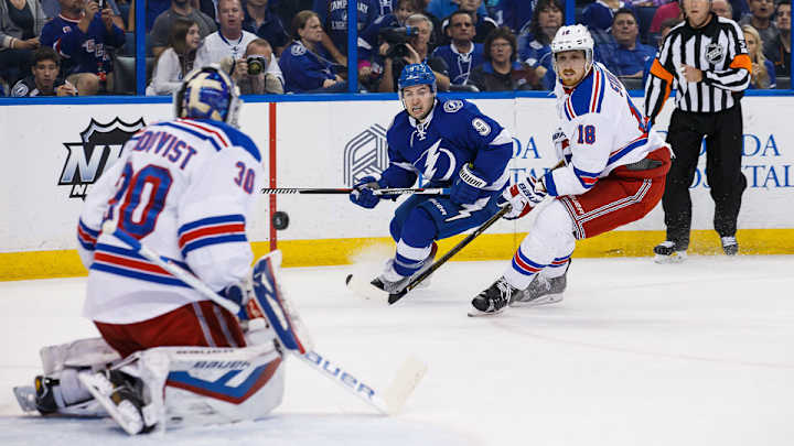 Rangers’ Staal makes incredible save on shot from Lightning’s Filppula