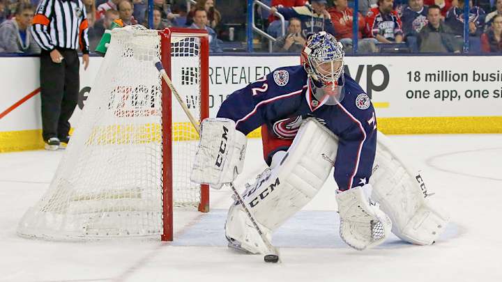 Blue Jackets goalie Sergei Bobrovsky could return by end of month
